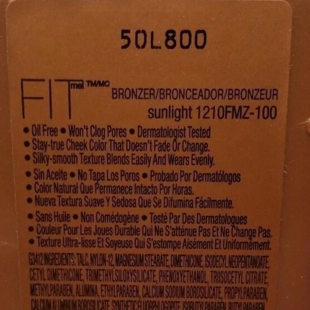 Maybelline Fit Me! Bronzer Light Bronze